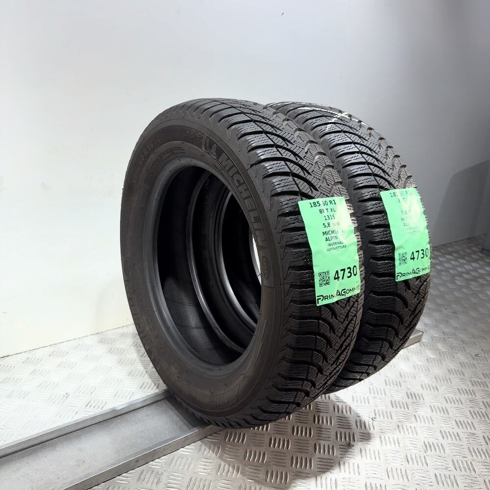 Gomme Usate 185 60 R15 88T XL Michelin Alpin A4 83% Invernali | Gomme Usate | PrimaGomme.it MICHELIN Alpin A4 185/60 R15 88T, dettaglio fotografico 5