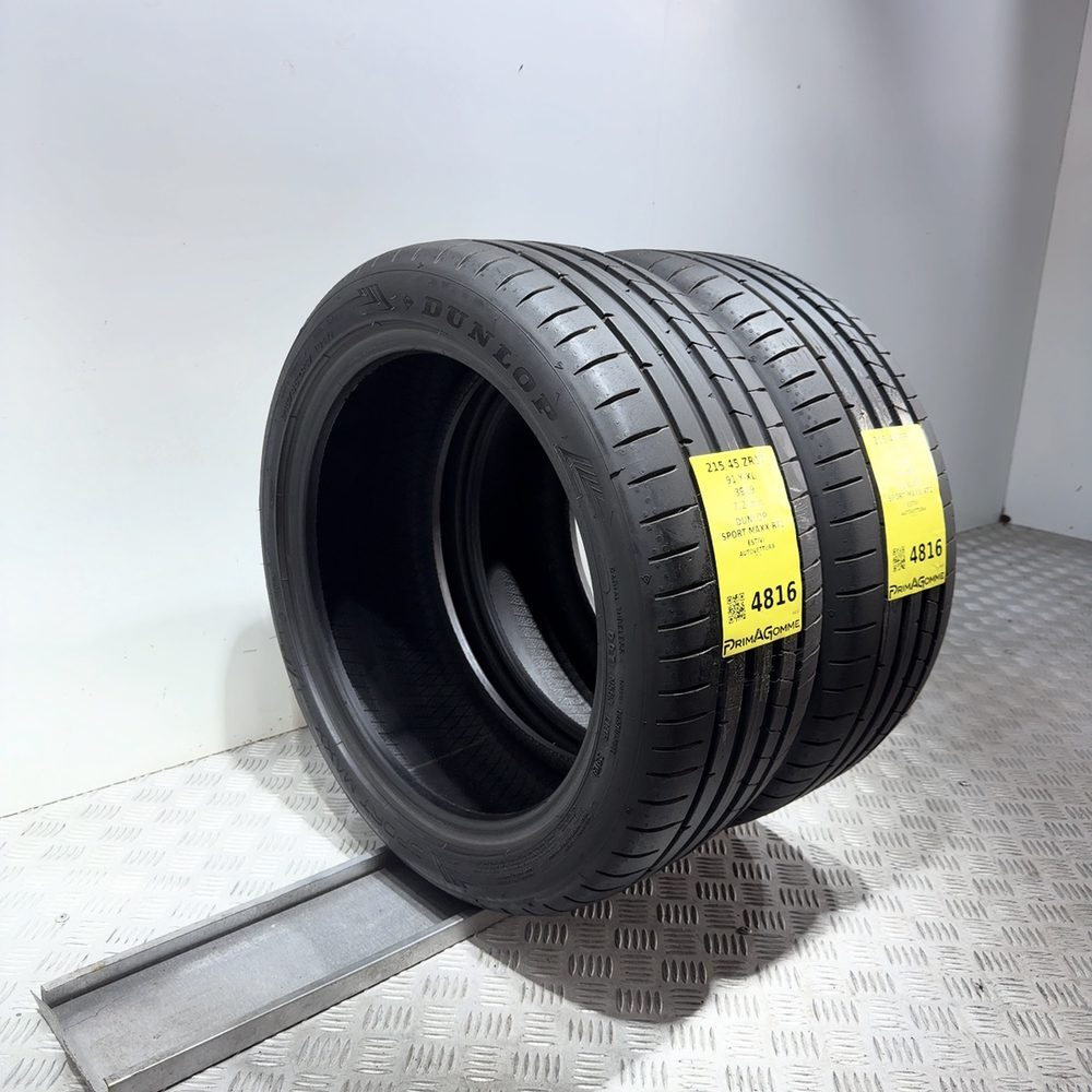 Gomme Usate 215 45 ZR17 91Y XL Dunlop Sport Maxx RT2 98% Estive | Gomme Usate | PrimaGomme.it DUNLOP SPORT MAXX RT2 215/45 ZR17 91Y: fino a 300 km/h, dettaglio fotografico 5