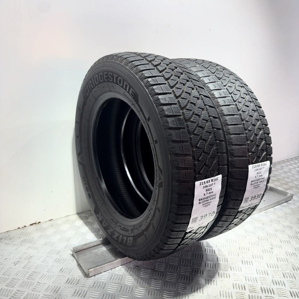 Gomme Usate 215 65 R16C 109/107T Bridgestone Blizzak W810 81% Invernali | Gomme Usate | PrimaGomme.it BRIDGESTONE BLIZZAK W810 215/65 R16C 109/107T, dettaglio fotografico 6