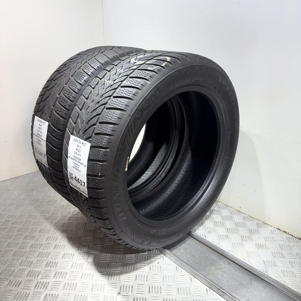 Gomme Usate 225 50 R17 94H Dunlop SP Winter Sport 4D RunFlat Invernali | Gomme Usate | PrimaGomme.it DUNLOP SP Winter Sport 4D 225/50 R17 94H, dettaglio fotografico 6