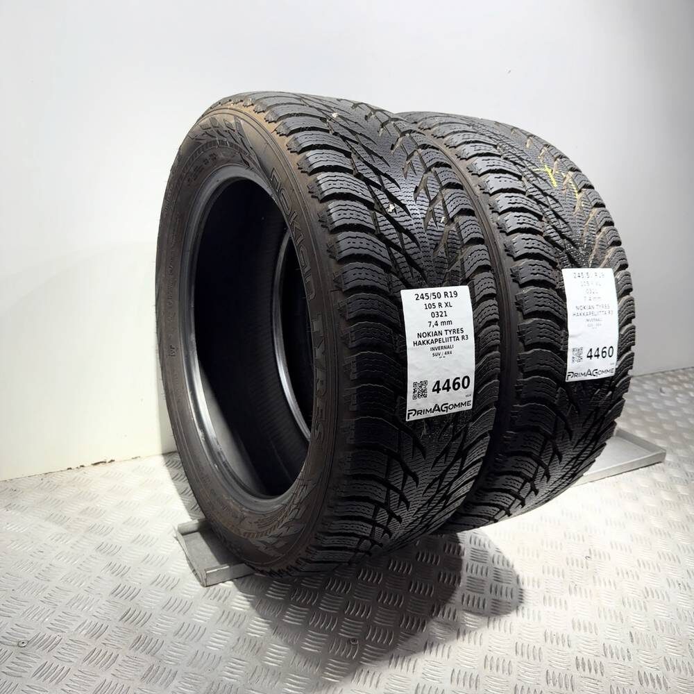 Gomme Usate 245 50 R19 XL 105R Nokian Tyres Hakkapeliitta R3 98% Invernali | Gomme Usate | PrimaGomme.it Nokian Tyres Hakkapeliitta R3 245/50 R19 105R, dettaglio fotografico 6