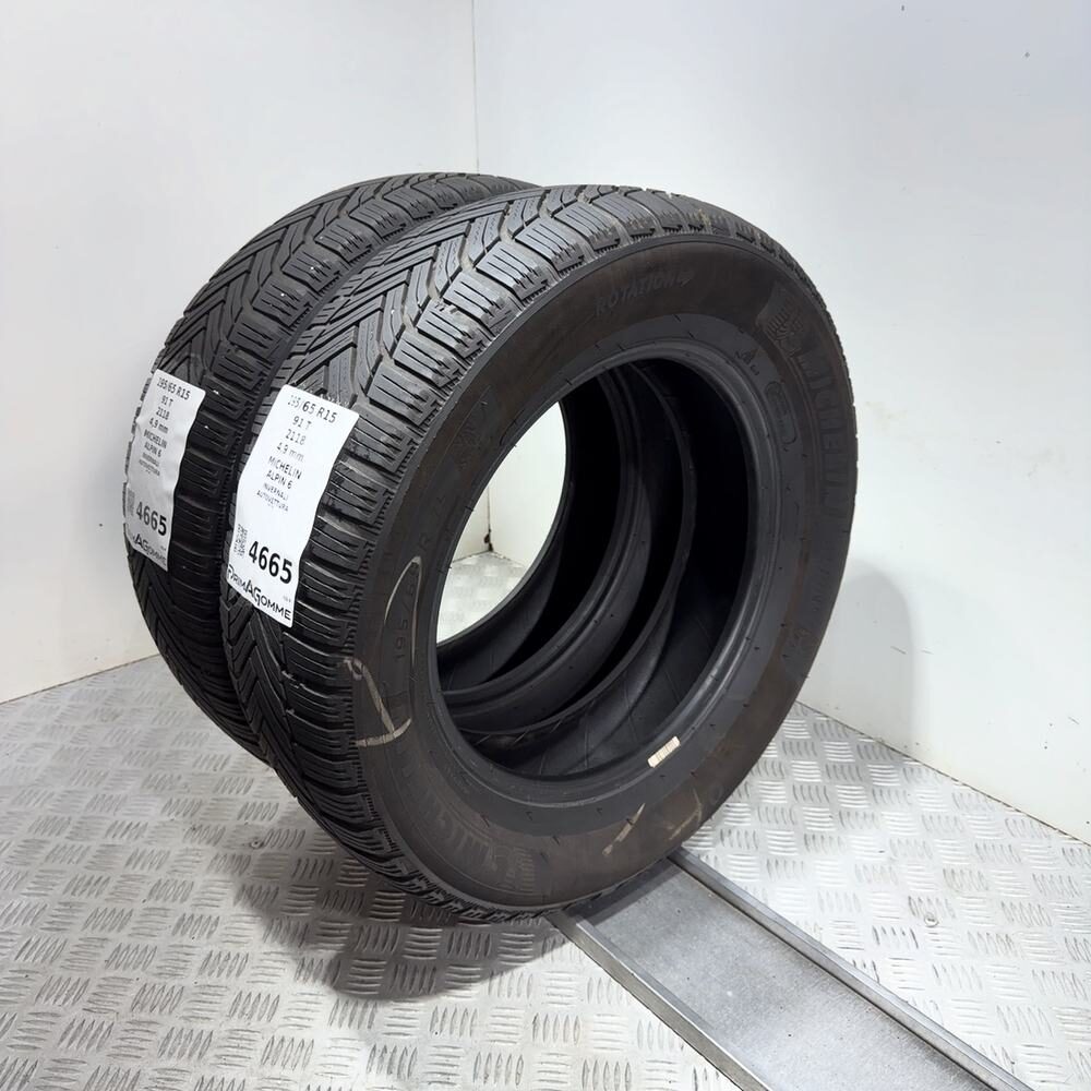 Gomme Usate 195 65 R15 91T Michelin Alpin 6 Invernali | Gomme Usate | PrimaGomme.it MICHELIN Alpin 6 195/65 R15 91T, dettaglio fotografico 6