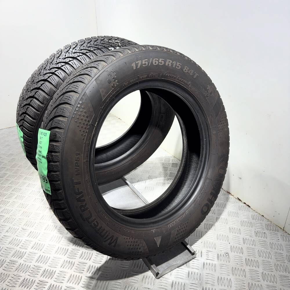 Gomme Usate 175 65 R15 84T Kumho Wintercraft WP51 90% Invernali | Gomme Usate | PrimaGomme.it Kumho Wintercraft WP51 175/65 R15 84T, dettaglio fotografico 6