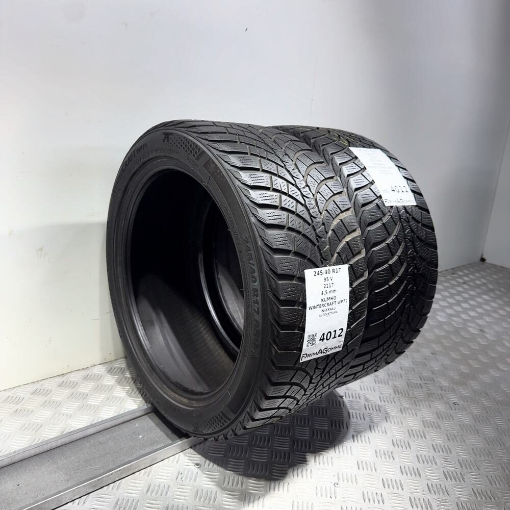 Gomme Usate 245 40 R17 95V Kumho Wintercraft WP71 Invernali | Gomme Usate | PrimaGomme.it Kumho Wintercraft WP71 245/40 R17 95V, dettaglio fotografico 7