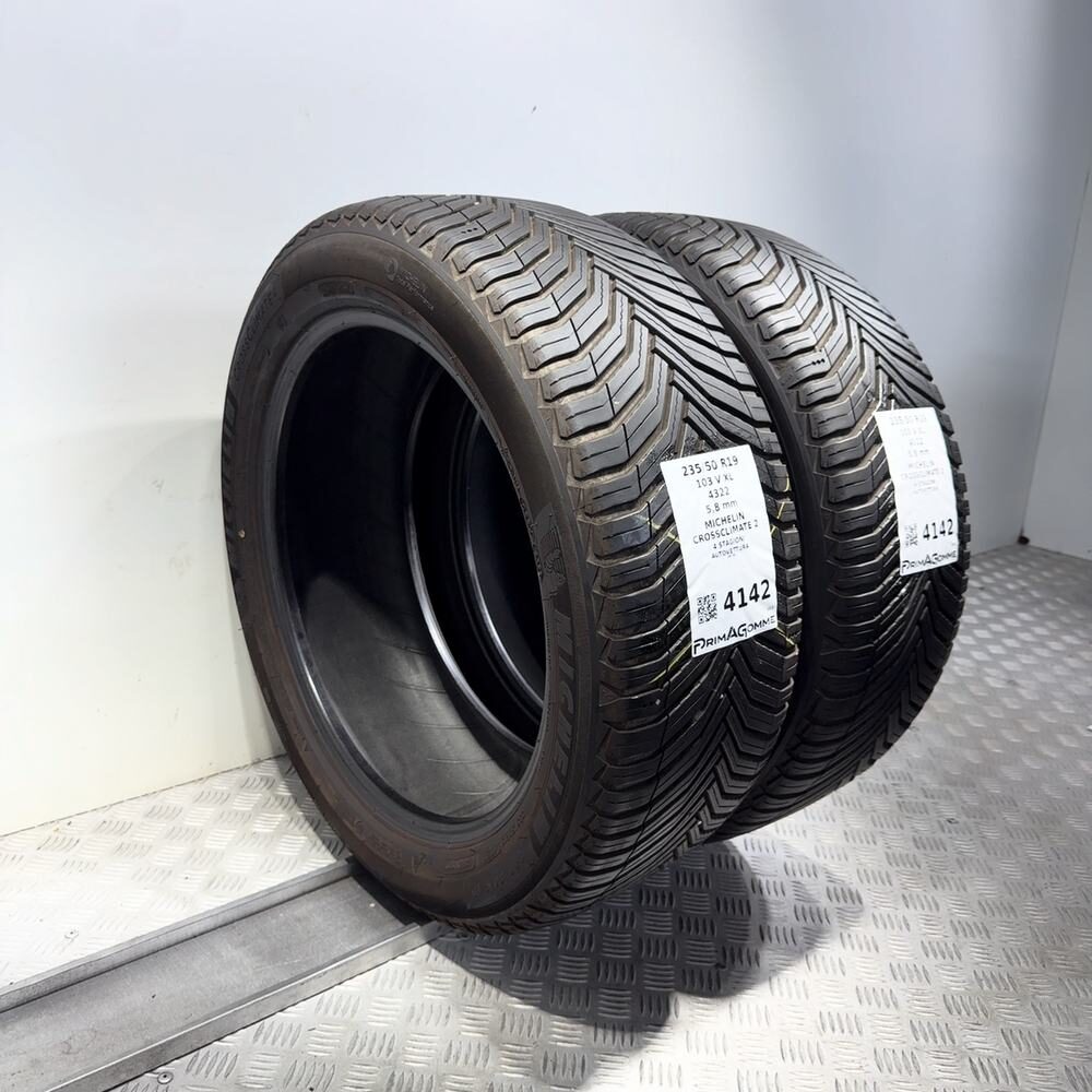 Gomme Usate 235 50 R19 XL 103V Michelin Crossclimate 2 83% 4 Stagioni | Gomme Usate | PrimaGomme.it MICHELIN CrossClimate 2 235/50 R19 103V, dettaglio fotografico 7