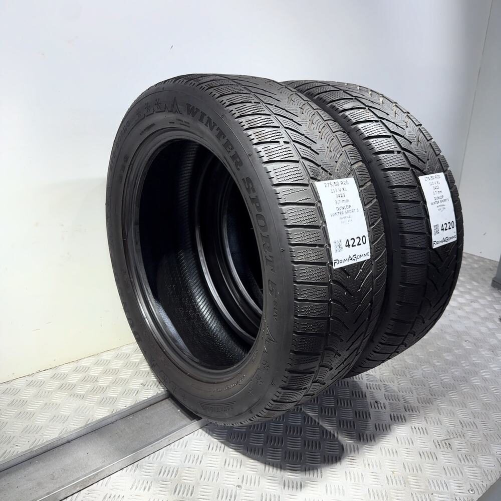 Gomme Usate 275 50 R20 XL 113V Dunlop Winter Sport 5 Invernali | Gomme Usate | PrimaGomme.it DUNLOP Winter Sport 5 275/50 R20 113V, dettaglio fotografico 7