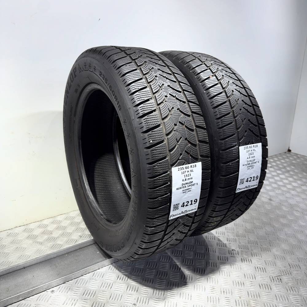 Gomme Usate 235 60 R18 107H XL Dunlop Winter Sport 5 Invernali | Gomme Usate | PrimaGomme.it DUNLOP Winter Sport 5 235/60 R18 107H, dettaglio fotografico 7