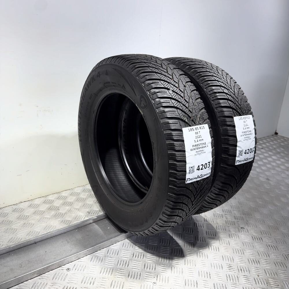 Gomme Usate 185 65 R15 88T Firestone Winterhawk 4 77% Invernali | Gomme Usate | PrimaGomme.it FIRESTONE Winterhawk 4 185/65 R15 88T, dettaglio fotografico 7