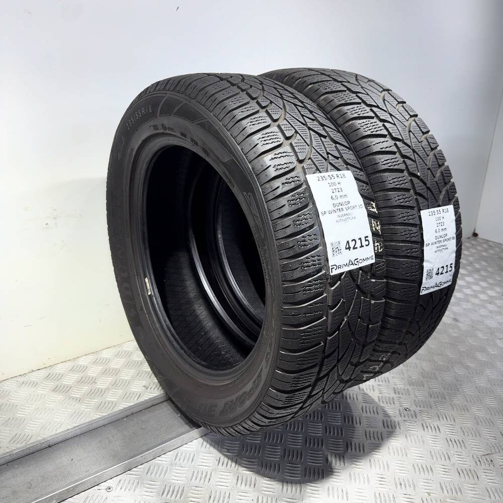 Gomme Usate 235 55 R18 100H Dunlop SP Winter Sport 3D 86% Invernali | Gomme Usate | PrimaGomme.it DUNLOP SP Winter Sport 3D 235/55 R18 100H, dettaglio fotografico 7