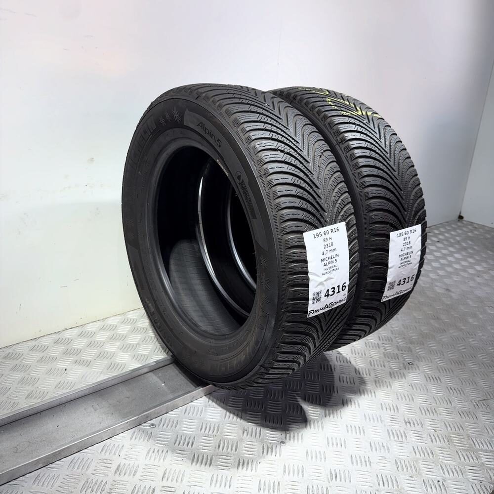 Gomme usate MICHELIN Alpin 5 195/60 R16 89H – foto 07 | Prima Gomme MICHELIN Alpin 5 195/60 R16 89H, dettaglio fotografico 7