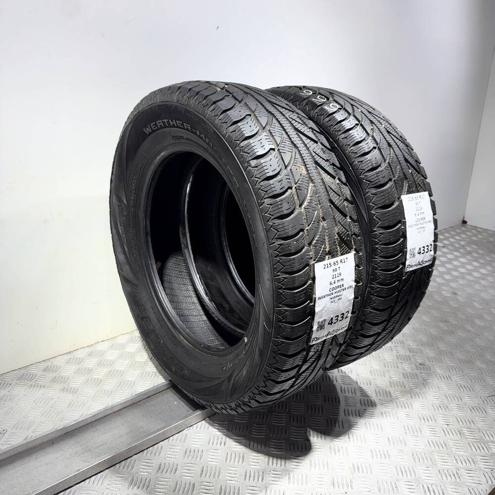 Gomme usate COOPER Weather-Master WSC 215/65 R17 99T – foto 07 | Prima Gomme COOPER Weather-Master WSC 215/65 R17 99T, dettaglio fotografico 7