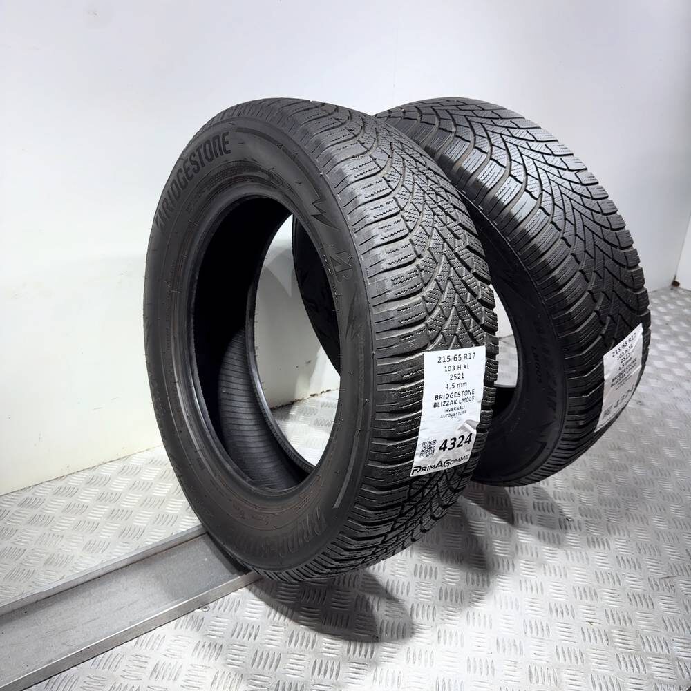 Gomme usate BRIDGESTONE Blizzak LM005 215/65 R17 103H – foto 07 | Prima Gomme BRIDGESTONE Blizzak LM005 215/65 R17 103H, dettaglio fotografico 7