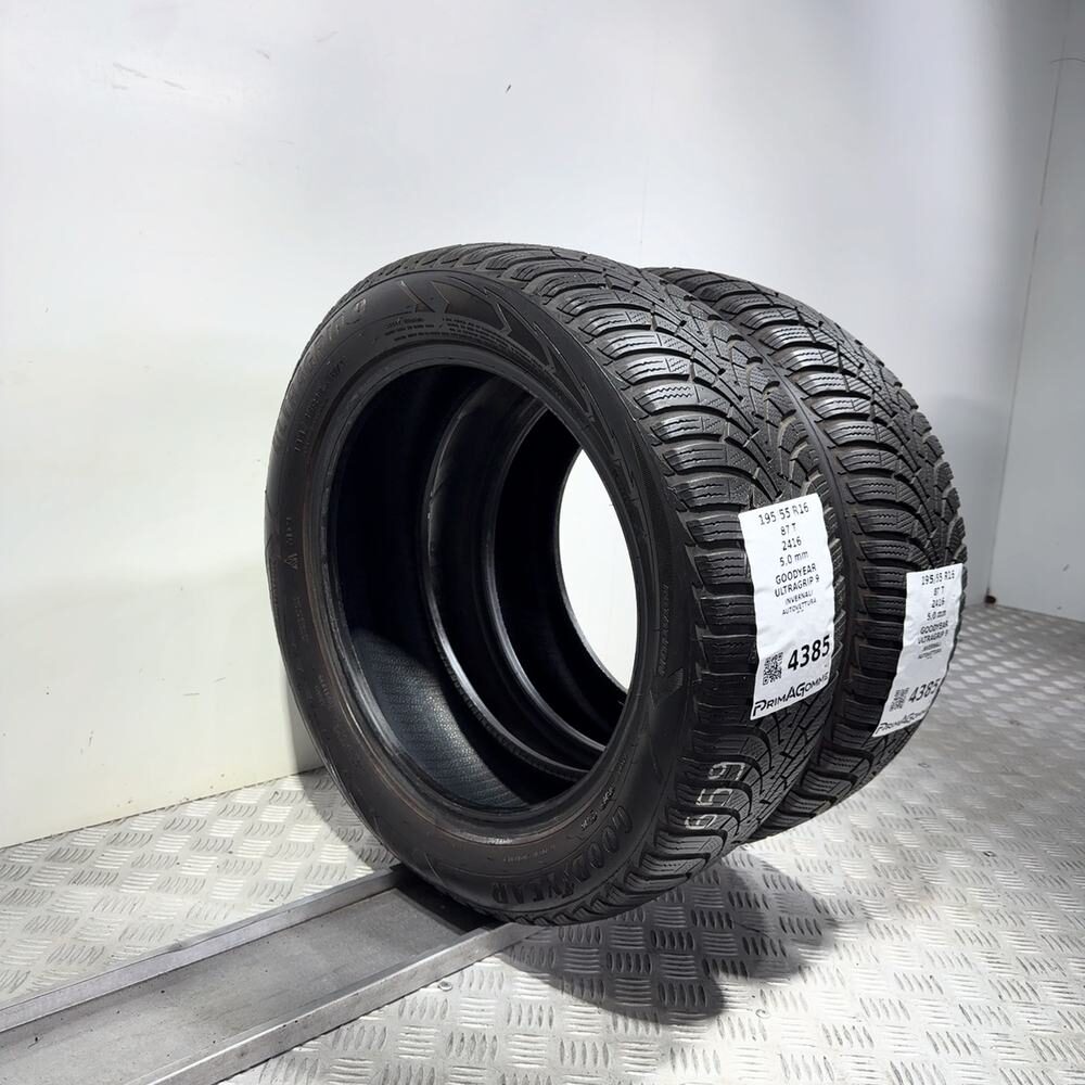 Gomme Usate 195 55 R16 87T Goodyear Ultragrip 9 71% Invernali | Gomme Usate | PrimaGomme.it GOODYEAR UltraGrip 9 195/55 R16 87T, dettaglio fotografico 7