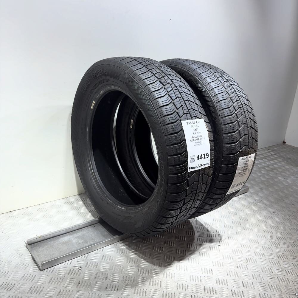 Gomme Usate 215 55 R17 98V XL Gislaved Euro*Frost 6 Invernali | Gomme Usate | PrimaGomme.it Gislaved Euro*Frost 6 215/55 R17 98V, dettaglio fotografico 7