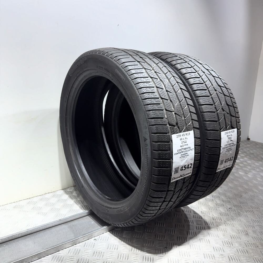 Gomme Usate 235 45 R19 99V XL Continental Contiwintercontact Invernali | Gomme Usate | PrimaGomme.it CONTINENTAL Contiwintercontact 235/45 R19 99V, dettaglio fotografico 7