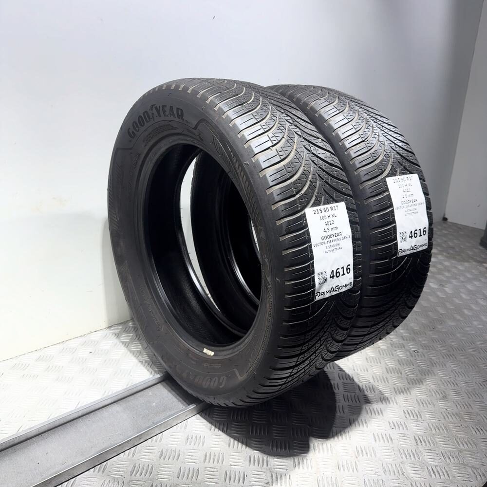 Gomme Usate 215 60 R17 100H XL Goodyear Vector 4Seasons Gen-3 4 Stagioni | Gomme Usate | PrimaGomme.it GOODYEAR Vector 4Seasons Gen-3 215/60 R17 100H, dettaglio fotografico 7