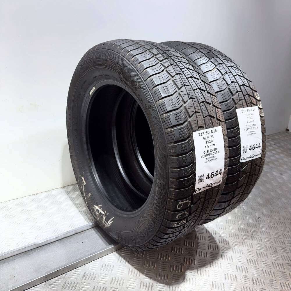 Gomme Usate 215 60 R16 99H XL Gislaved Euro*Frost 6 Invernali | Gomme Usate | PrimaGomme.it Gislaved Euro*Frost 6 215/60 R16 99H, dettaglio fotografico 7