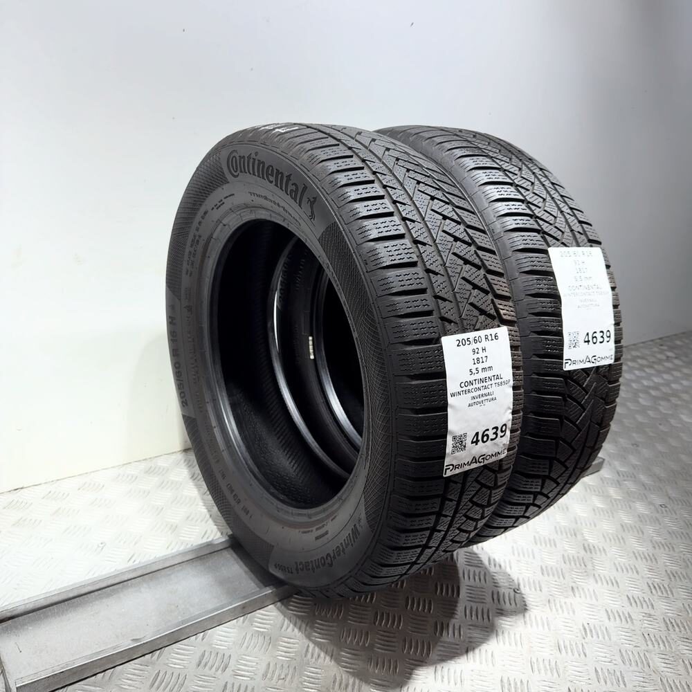 Gomme Usate 205 60 R16 92H Continental Wintercontact TS850P 79% Invernali | Gomme Usate | PrimaGomme.it CONTINENTAL WinterContact TS850P 205/60 R16 92H, dettaglio fotografico 7