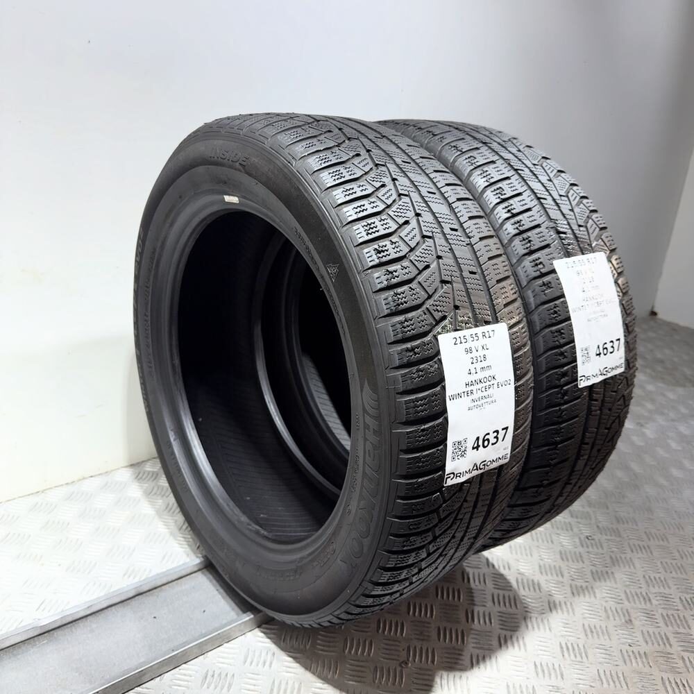 Gomme Usate 215 55 R17 98V XL Hankook Winter I*Cept Evo2 Invernali | Gomme Usate | PrimaGomme.it HANKOOK Winter I*Cept Evo2 215/55 R17 98V, dettaglio fotografico 7