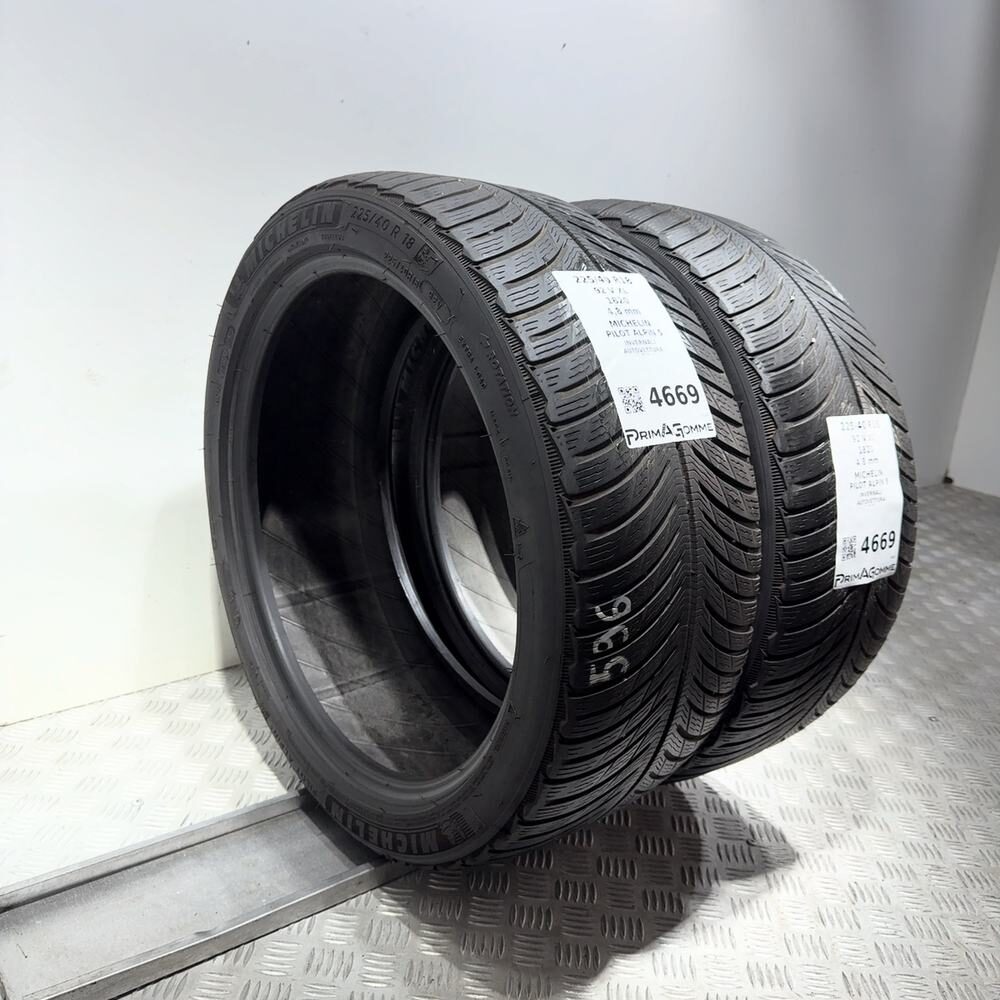 Gomme Usate 225 40 R18 92V XL Michelin Pilot Alpin 5 Invernali | Gomme Usate | PrimaGomme.it MICHELIN Pilot Alpin 5 225/40 R18 92V, dettaglio fotografico 7
