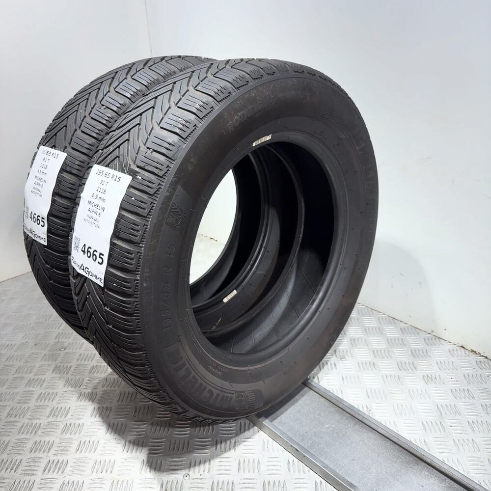 Gomme Usate 195 65 R15 91T Michelin Alpin 6 Invernali | Gomme Usate | PrimaGomme.it MICHELIN Alpin 6 195/65 R15 91T, dettaglio fotografico 7