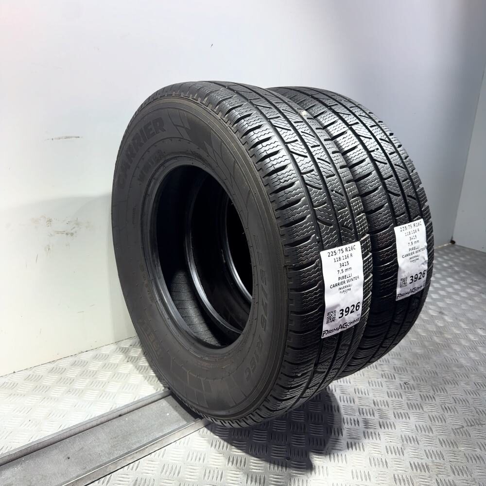 Gomme usate PIRELLI Carrier Winter 225/75 R16C 118/116R – foto 07 | Prima Gomme PIRELLI Carrier Winter 225/75 R16C 118/116R, dettaglio fotografico 7