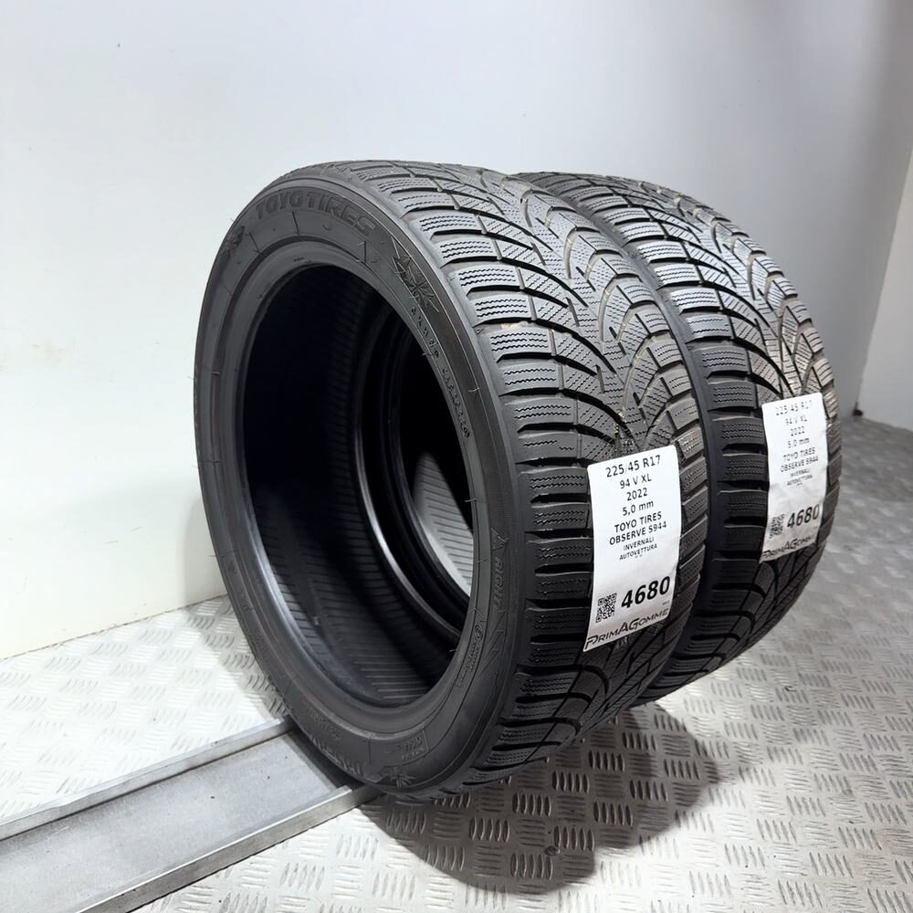 Gomme Usate 225 45 R17 94V XL Toyo Tires Observe S944 71% Invernali | Gomme Usate | PrimaGomme.it TOYO TIRES Observe S944 225/45 R17 94V, dettaglio fotografico 7