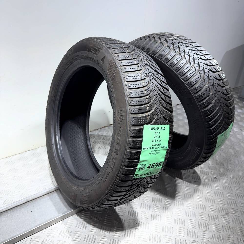 Gomme Usate 185 55 R15 82T Kumho Wintercraft WP51 Invernali | Gomme Usate | PrimaGomme.it Kumho Wintercraft WP51 185/55 R15 82T, dettaglio fotografico 7