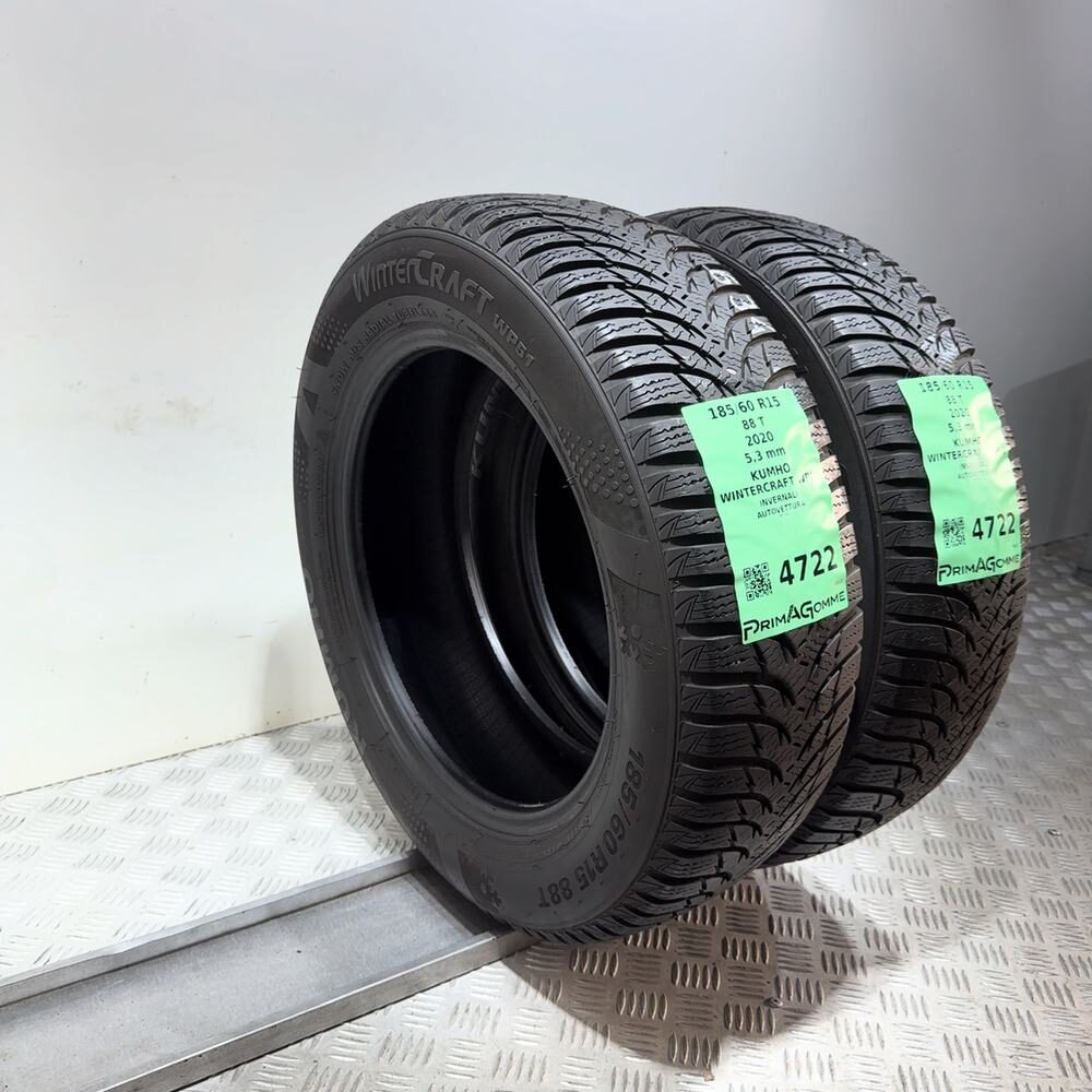 Gomme Usate 185 60 R15 88T Kumho Wintercraft WP51 76% Invernali | Gomme Usate | PrimaGomme.it Kumho Wintercraft WP51 185/60 R15 88T, dettaglio fotografico 7