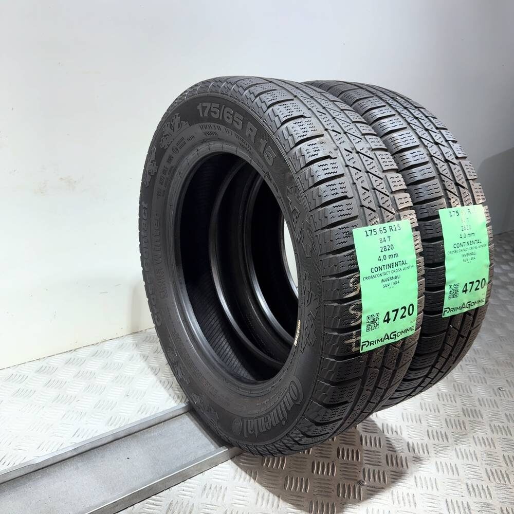 Gomme Usate 175 65 R15 84T Continental Crosscontact Cross Winter Invernali | Gomme Usate | PrimaGomme.it CONTINENTAL Crosscontact Cross Winter 175/65 R15 84T, dettaglio fotografico 7