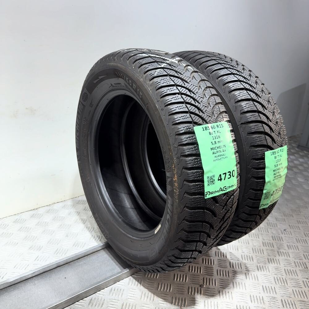 Gomme Usate 185 60 R15 88T XL Michelin Alpin A4 83% Invernali | Gomme Usate | PrimaGomme.it MICHELIN Alpin A4 185/60 R15 88T, dettaglio fotografico 7