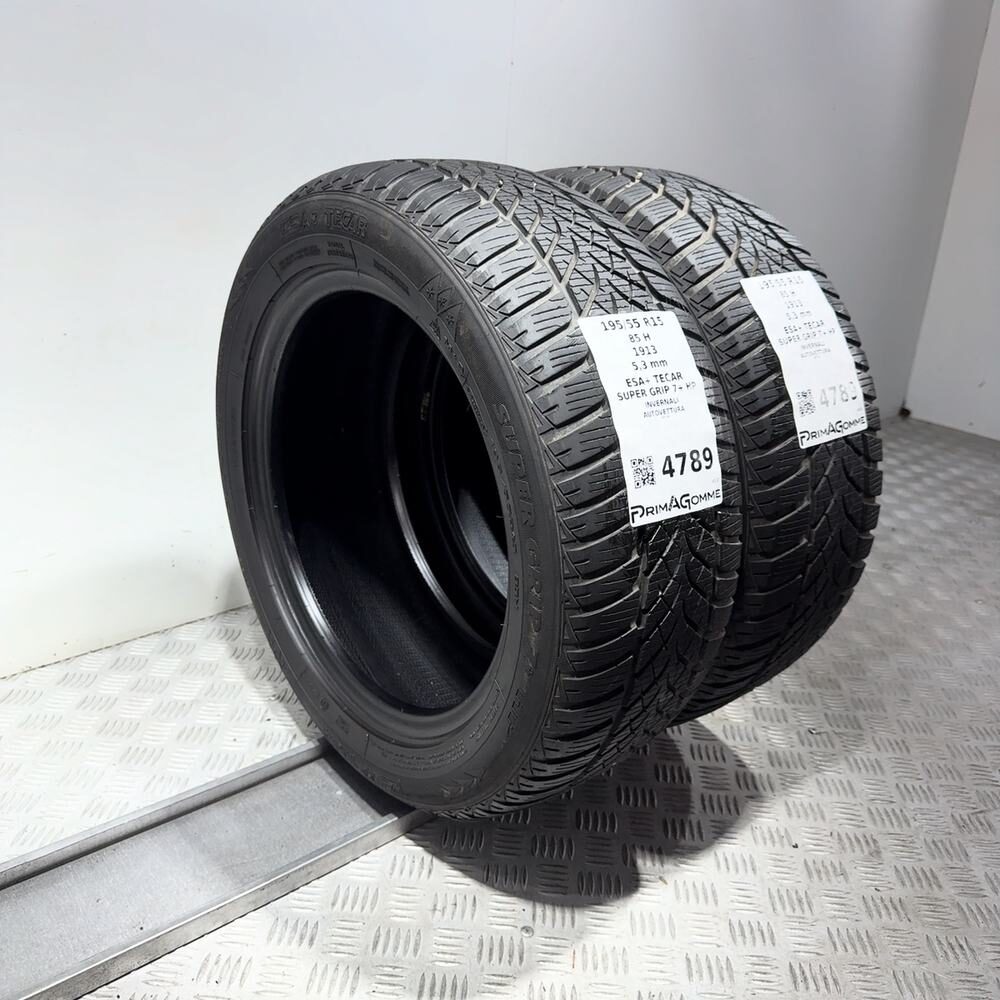 Gomme Usate 195 55 R15 85H Esa+ Tecar Super Grip 7+ HP 76% Invernali | Gomme Usate | PrimaGomme.it ESA+ TECAR Super Grip 7+ HP 195/55 R15 85H, dettaglio fotografico 7