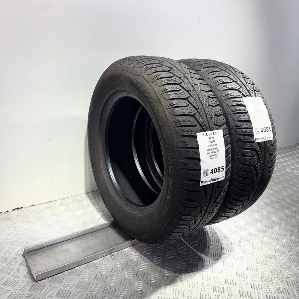 Gomme Usate 215 65 R16 98H Uniroyal MS Plus 77 71% Invernali | Gomme Usate | PrimaGomme.it UNIROYAL MS PLUS 77 215/65 R16 98H, dettaglio fotografico 8