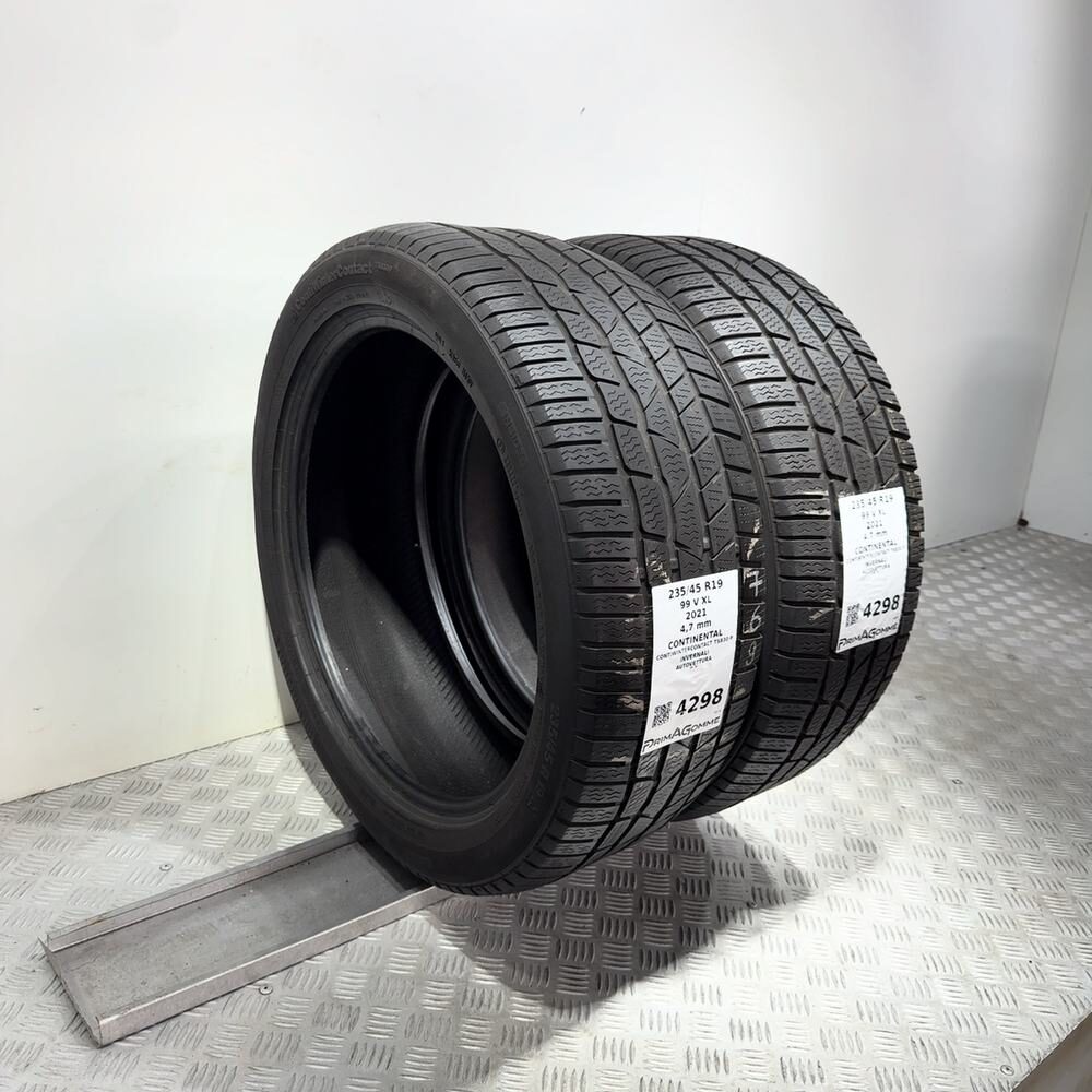Gomme Usate 235 45 R19 99V XL Continental Contiwintercontact TS830 P Invernali | Gomme Usate | PrimaGomme.it CONTINENTAL Contiwintercontact TS830 P 235/45 R19 99V, dettaglio fotografico 8