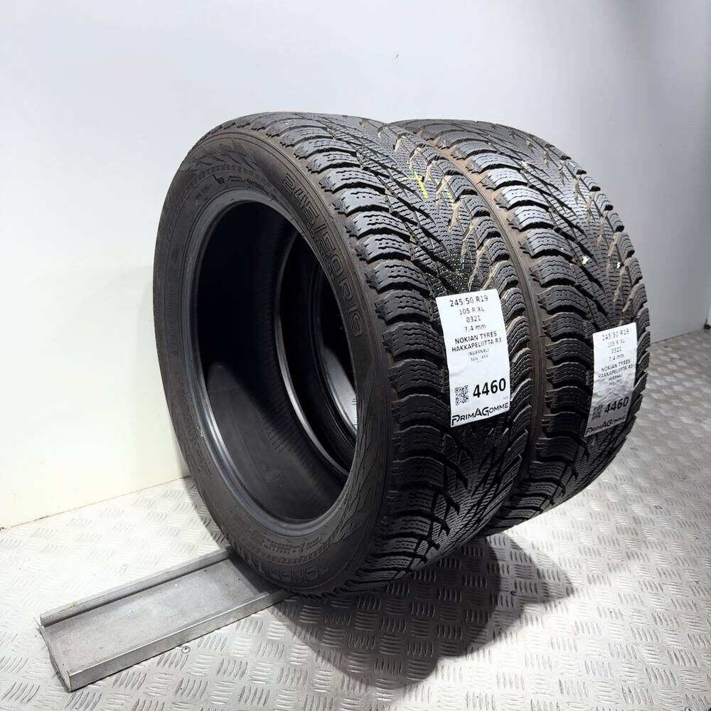 Gomme Usate 245 50 R19 XL 105R Nokian Tyres Hakkapeliitta R3 98% Invernali | Gomme Usate | PrimaGomme.it Nokian Tyres Hakkapeliitta R3 245/50 R19 105R, dettaglio fotografico 8