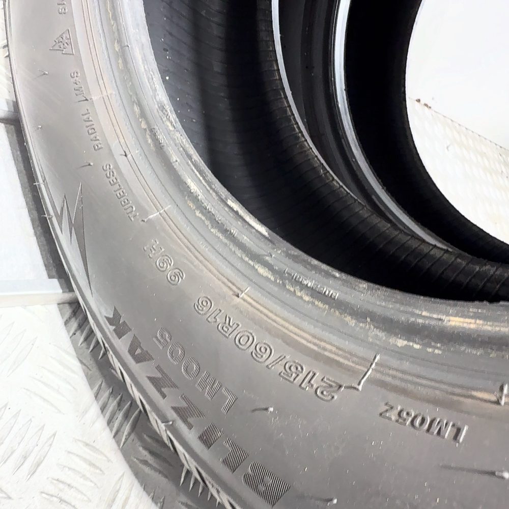 Gomme Usate 215 60 R16 99H Bridgestone Blizzak LM005 Invernali | Gomme Usate | PrimaGomme.it BRIDGESTONE Blizzak LM005 215/60 R16 99H, dettaglio fotografico 8