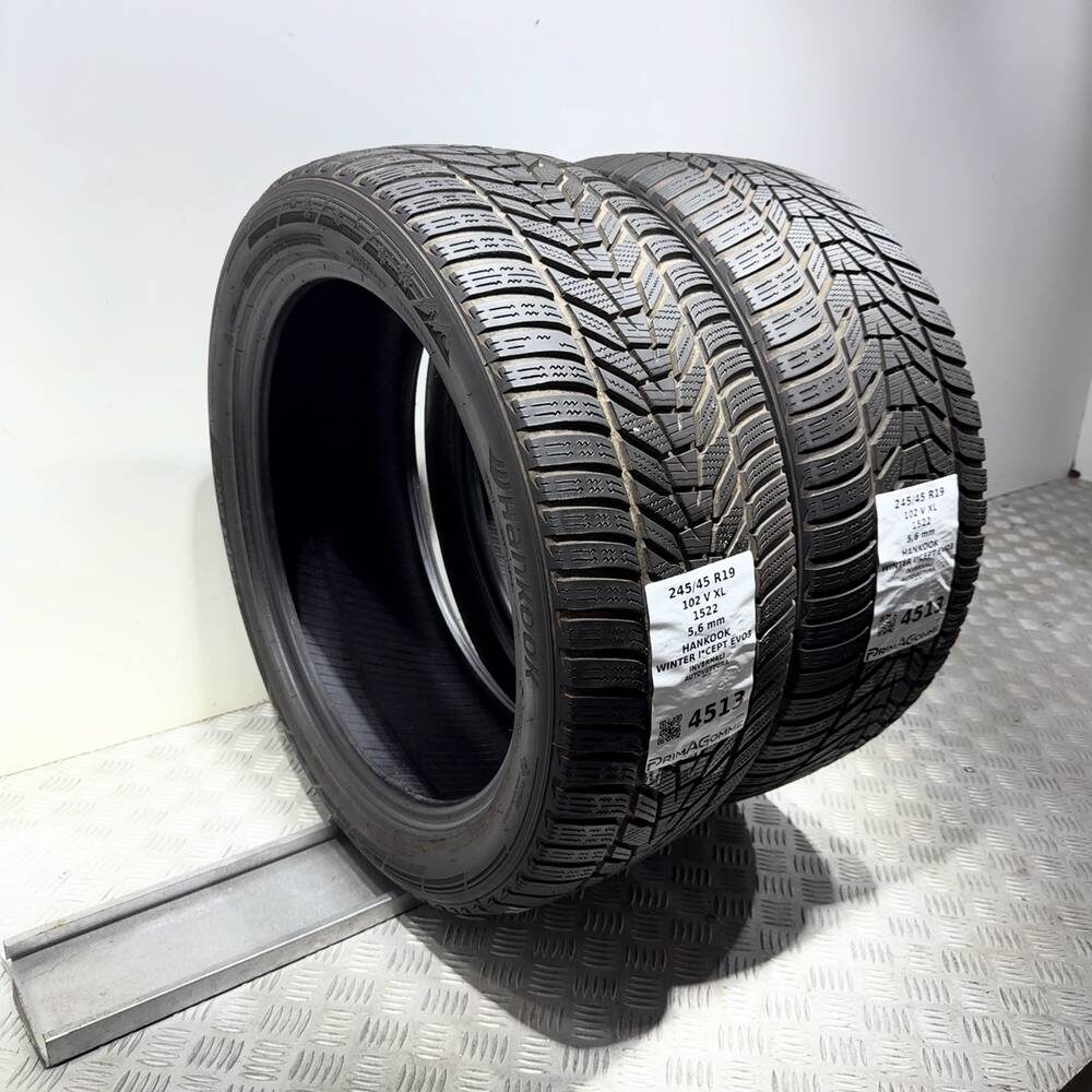 Gomme Usate 245 45 R19 102V XL Hankook Winter I*Cept Evo3 80% Invernali | Gomme Usate | PrimaGomme.it HANKOOK Winter I*Cept Evo3 245/45 R19 102V, dettaglio fotografico 8