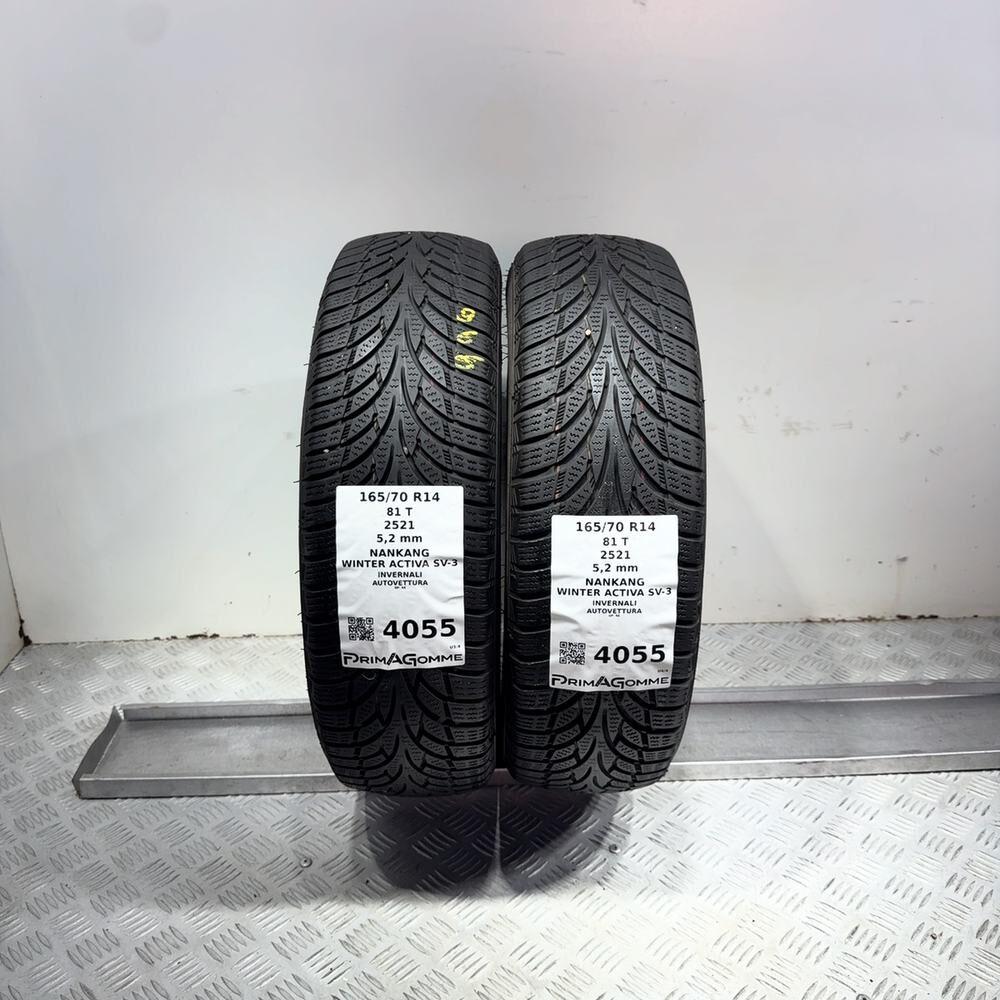 Gomme Usate 165 70 R14 81T Nankang Winter Activa SV-3 74% Invernali | Gomme Usate | PrimaGomme.it NANKANG Winter Activa SV-3 165/70 R14 81T, dettaglio fotografico 9