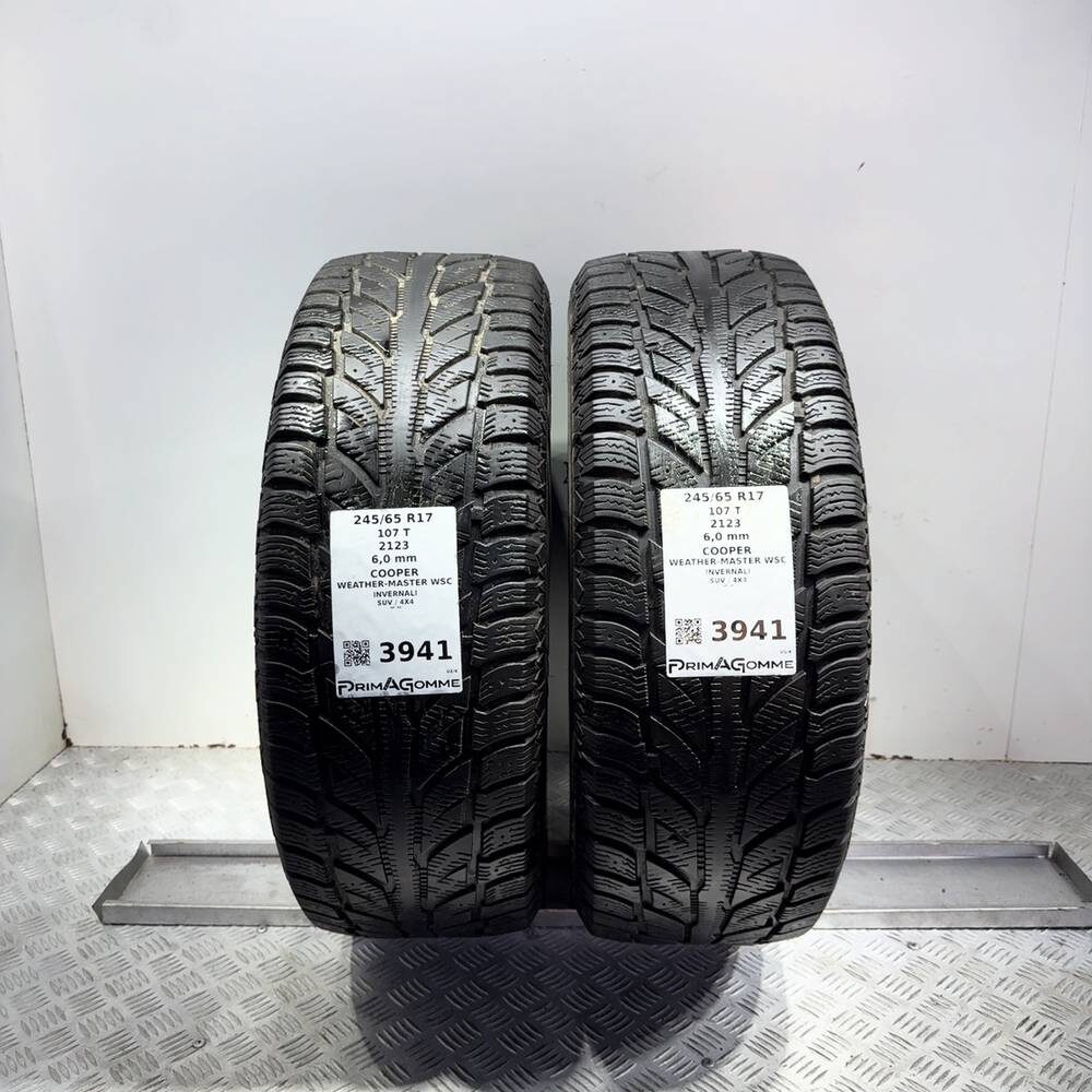 Gomme Usate 245 65 R17 107T Cooper Weather-Master Wsc 86% Invernali | Gomme Usate | PrimaGomme.it COOPER Weather-Master WSC 245/65 R17 107T, dettaglio fotografico 9