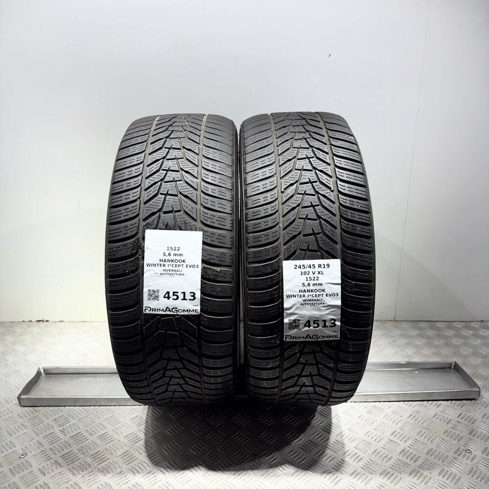 Gomme Usate 245 45 R19 102V XL Hankook Winter I*Cept Evo3 80% Invernali | Gomme Usate | PrimaGomme.it HANKOOK Winter I*Cept Evo3 245/45 R19 102V, dettaglio fotografico 12