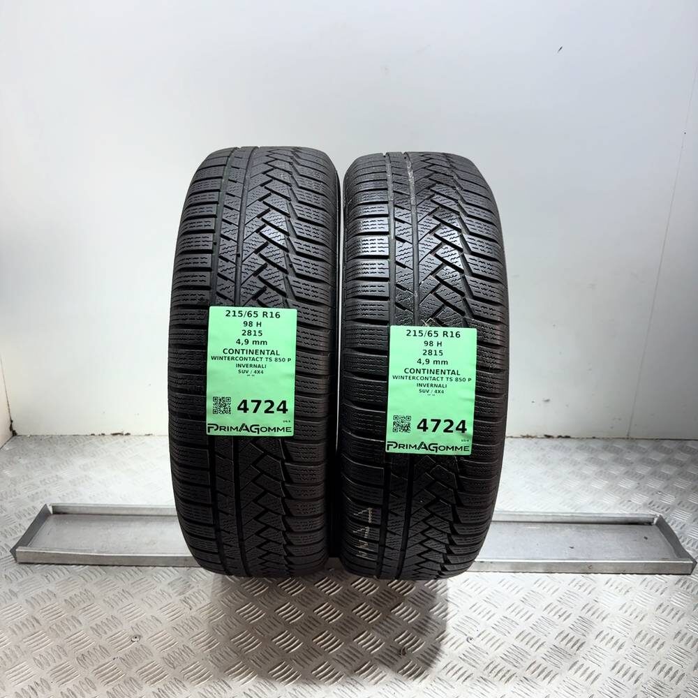 Gomme Usate 215 65 R16 98H Continental Wintercontact TS 850 P Invernali | Gomme Usate | PrimaGomme.it CONTINENTAL Wintercontact TS 850 P 215/65 R16 98H, dettaglio fotografico 13