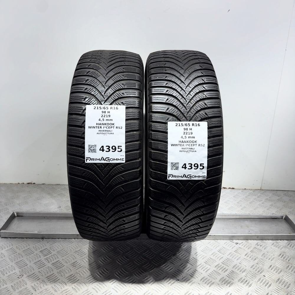 Gomme usate HANKOOK Winter I*Cept RS2 215/65 R16 98H – foto 13 | Prima Gomme HANKOOK Winter I*Cept RS2 215/65 R16 98H, dettaglio fotografico 13