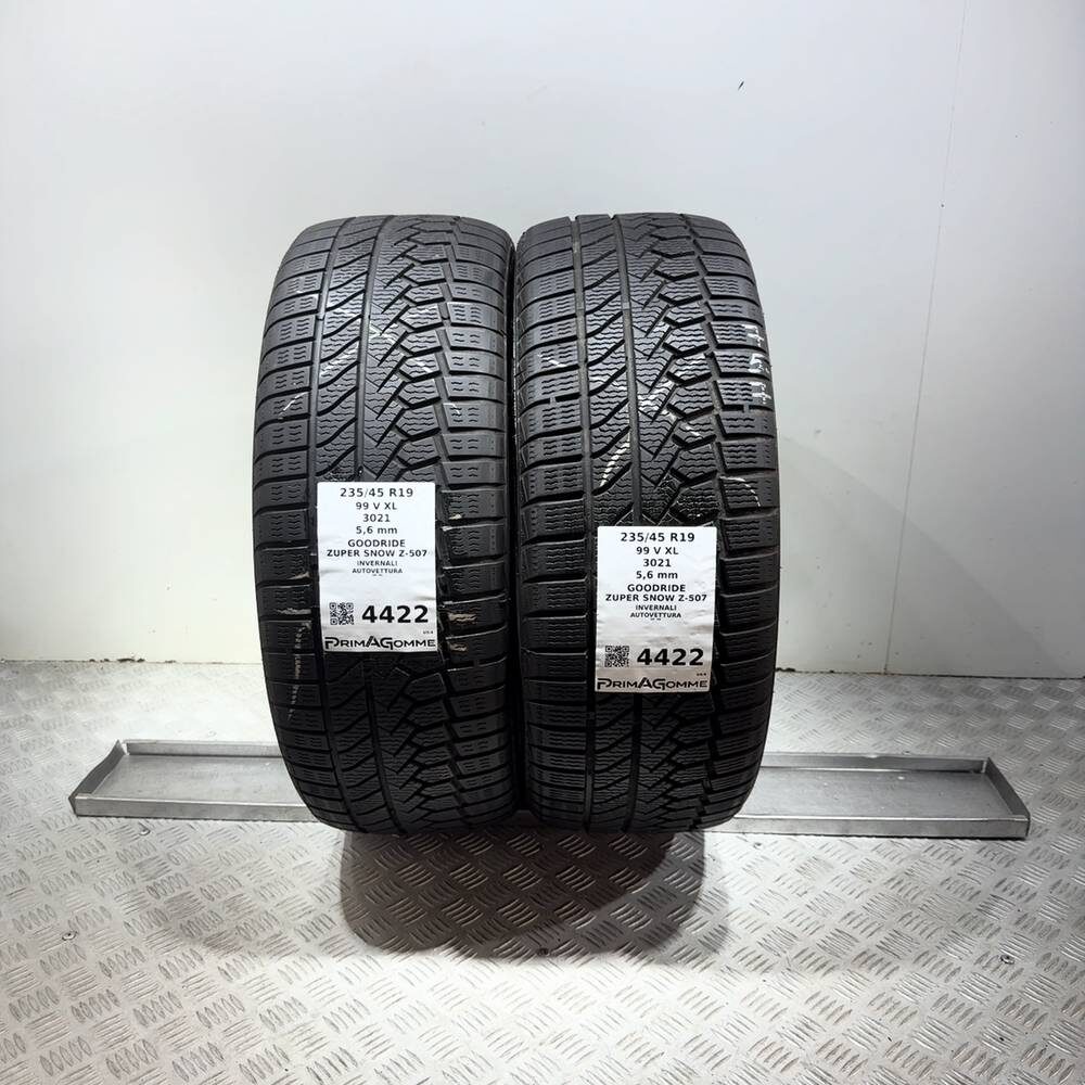 Gomme Usate 235 45 R19 99V XL Goodride Zuper Snow Z-507 80% Invernali | Gomme Usate | PrimaGomme.it GOODRIDE Zuper Snow Z-507 235/45 R19 99V, dettaglio fotografico 13