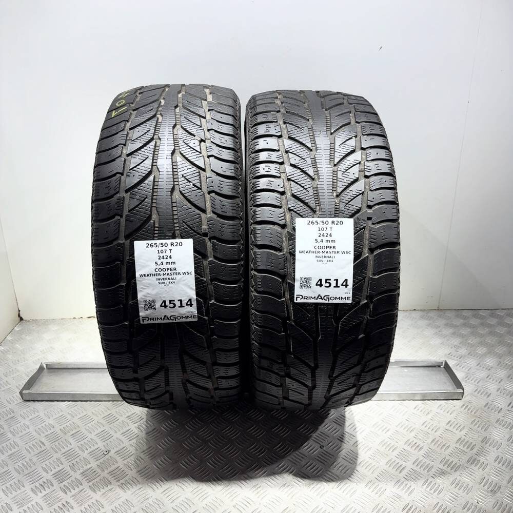 Gomme Usate 265 50 R20 107T Cooper Weather-Master Wsc 77% Invernali | Gomme Usate | PrimaGomme.it COOPER Weather-Master WSC 265/50 R20 107T, dettaglio fotografico 13