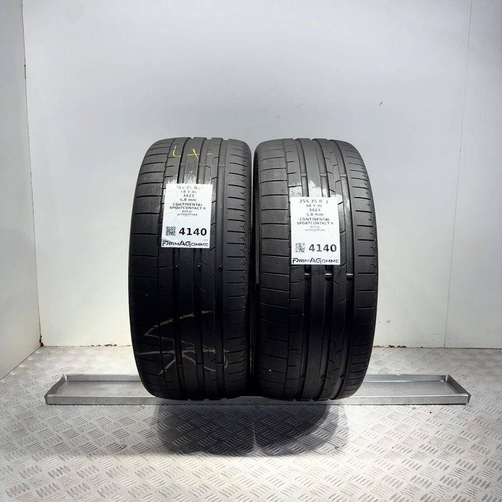 Gomme Usate 255 35 R21 XL 98Y Continental Sportcontact 6 FR ContiSilent 83% Estive | Gomme Usate | PrimaGomme.it CONTINENTAL SportContact 6 255/35 R21 98Y: fino a 300 km/h, dettaglio fotografico 14