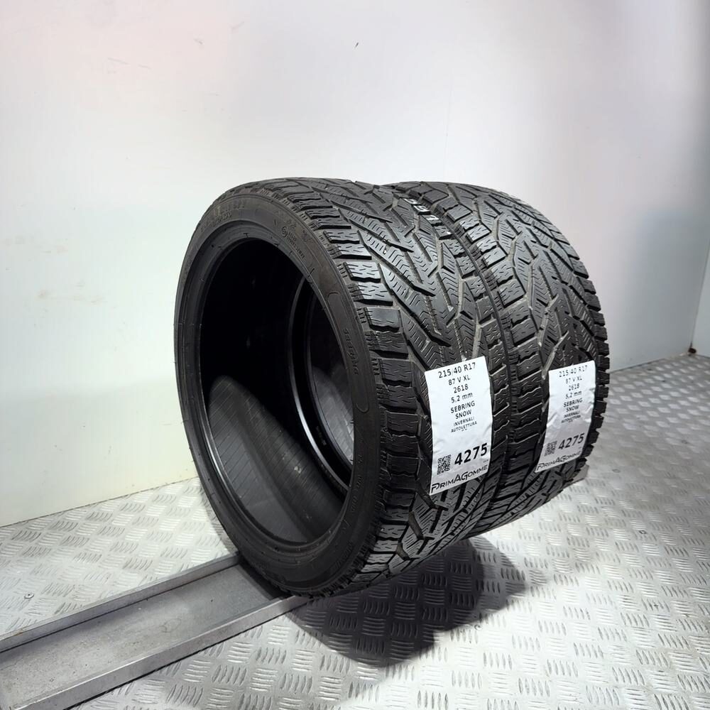 Gomme usate SEBRING Snow 215/40 R17 87V – foto 14 | Prima Gomme SEBRING Snow 215/40 R17 87V, dettaglio fotografico 14