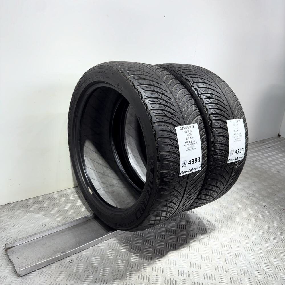 Gomme Usate 225 40 R18 92V XL Michelin Pilot Alpin 5 74% Invernali | Gomme Usate | PrimaGomme.it MICHELIN Pilot Alpin 5 225/40 R18 92V, dettaglio fotografico 15