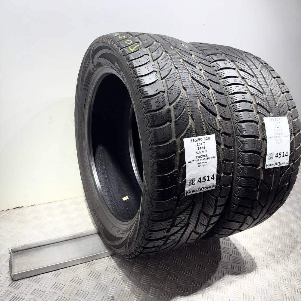Gomme Usate 265 50 R20 107T Cooper Weather-Master Wsc 77% Invernali | Gomme Usate | PrimaGomme.it COOPER Weather-Master WSC 265/50 R20 107T, dettaglio fotografico 15