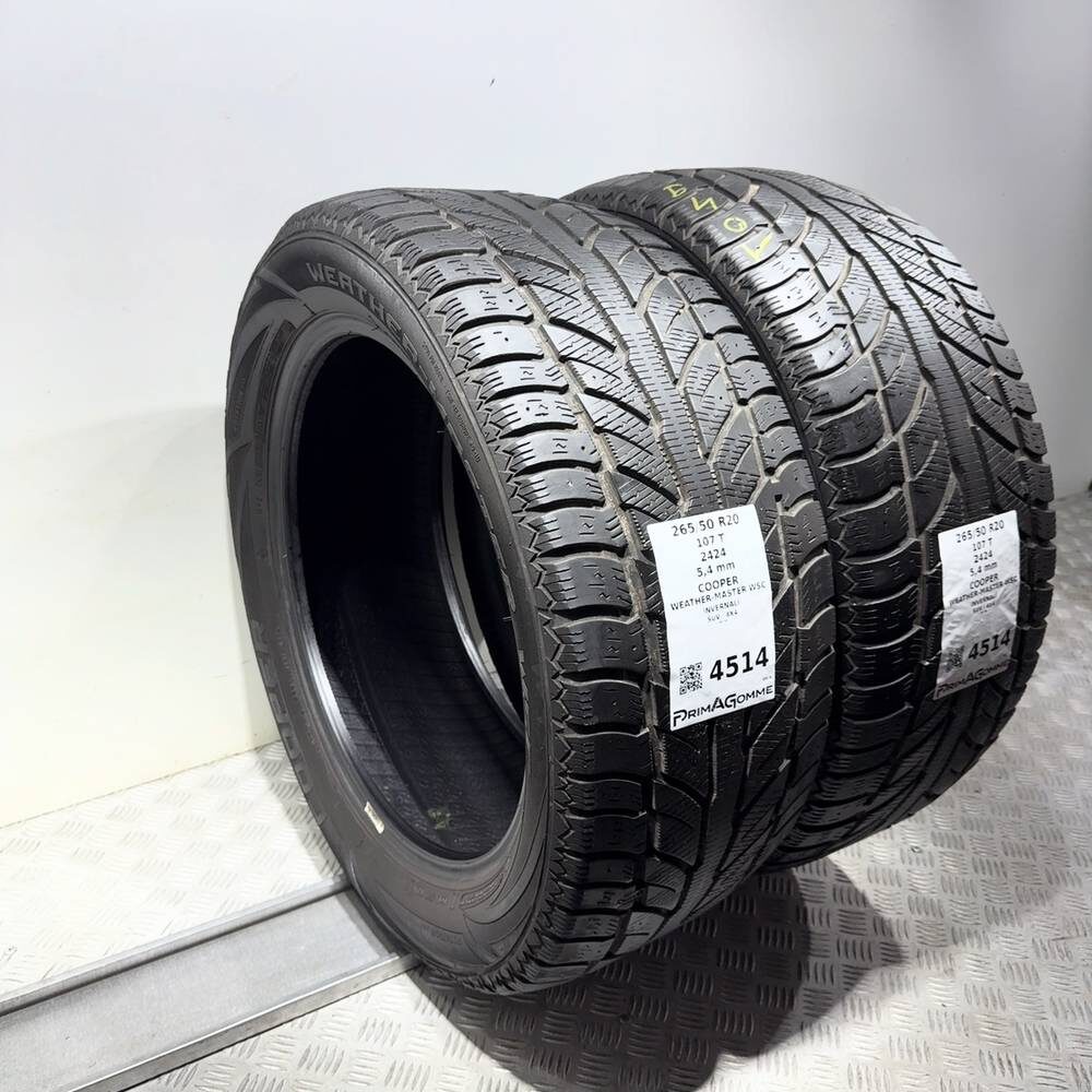 Gomme Usate 265 50 R20 107T Cooper Weather-Master Wsc 77% Invernali | Gomme Usate | PrimaGomme.it COOPER Weather-Master WSC 265/50 R20 107T, dettaglio fotografico 17