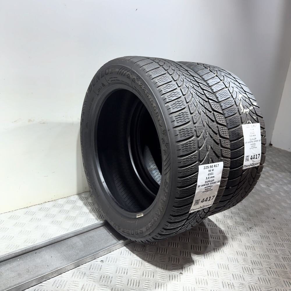 Gomme Usate 225 50 R17 94H Dunlop SP Winter Sport 4D RunFlat Invernali | Gomme Usate | PrimaGomme.it DUNLOP SP Winter Sport 4D 225/50 R17 94H, dettaglio fotografico 19